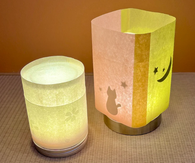 障子でつくろう★オリジナルランタン作り