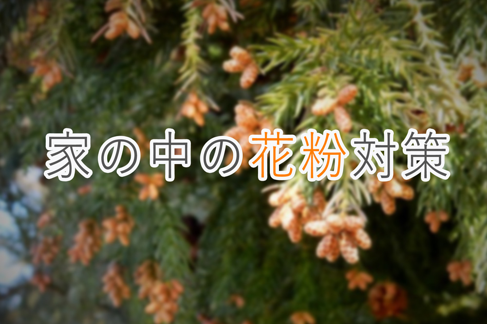 家のなかの花粉がひどいときに役立つ除去方法や換気対策とは？