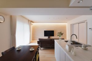 築26年マンションリノベ | やわらかな光が紡ぐ、上質な日常。