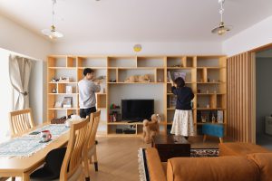 築13年マンションリノベ | オープン棚に魅せられて