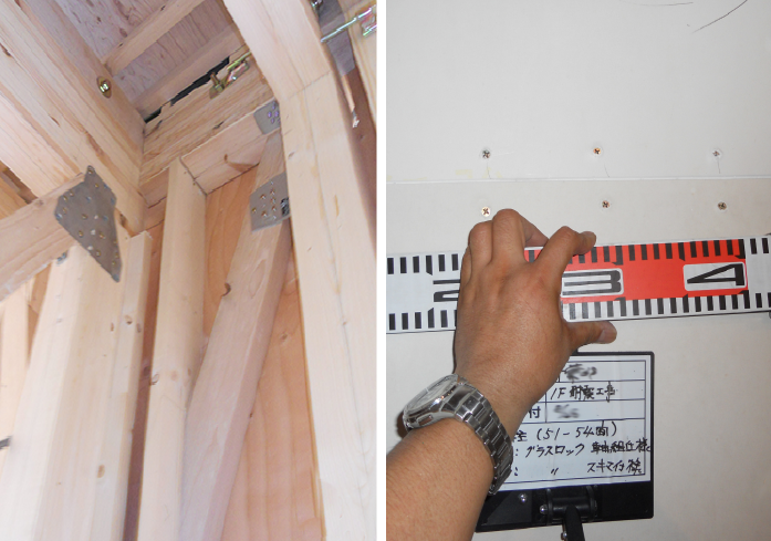 耐震金物は必要な場所に必要な分だけご提案
