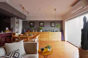 築20年マンションリノベ | こだわりの家具と共に