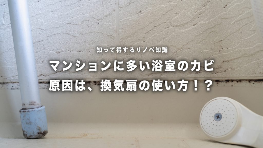 マンション浴室のカビ、換気扇が原因かも！？常時換気の重要性をプロが解説します