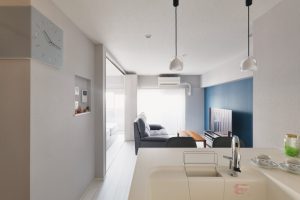 築54年マンションリノベ | 57m2で、3人と1匹の暮らし