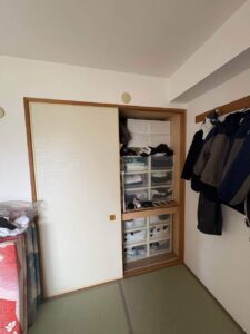 幅1800mmあった大きな押入れ